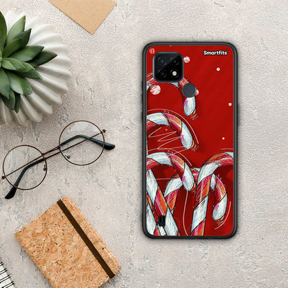 Candy Cane - Realme C21 θήκη