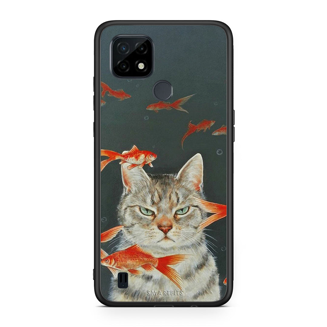 Cat Goldfish - Realme C21 θήκη