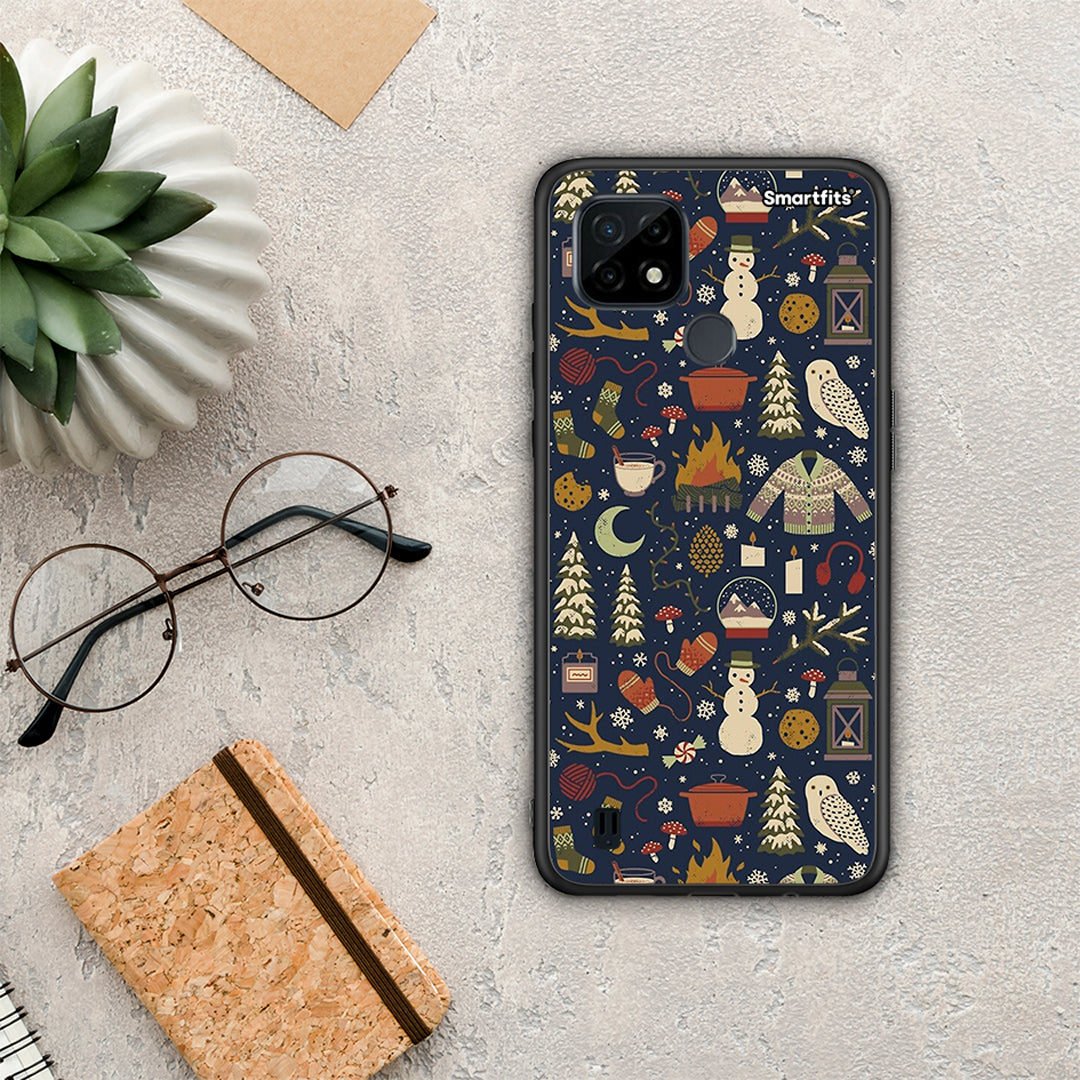 Christmas Elements - Realme C21 θήκη