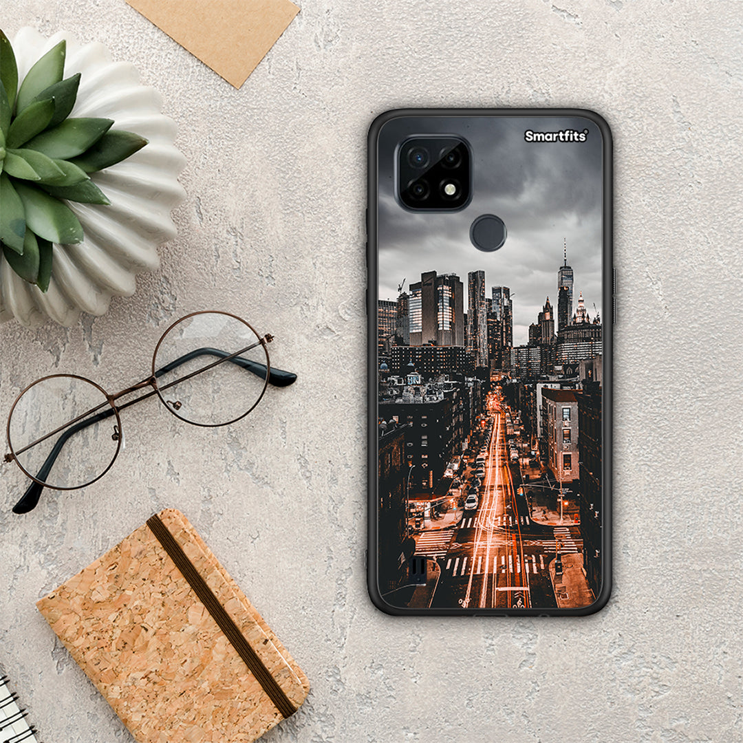 City Lights - Realme C21 θήκη