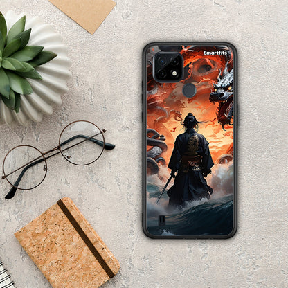 Dragons Fight - Realme C21 θήκη