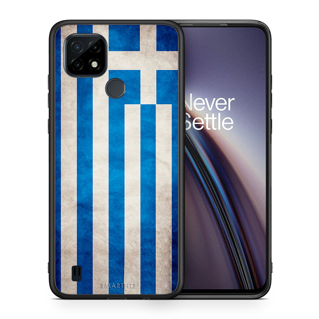 Flag Greek - Realme C21 θήκη