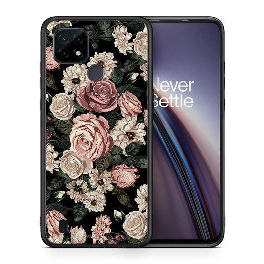 Flower Wild Roses - Realme C21 θήκη