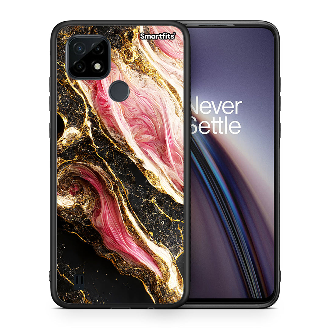 Glamorous Pink Marble - Realme C21 θήκη
