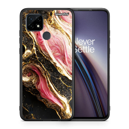 Glamorous Pink Marble - Realme C21 θήκη