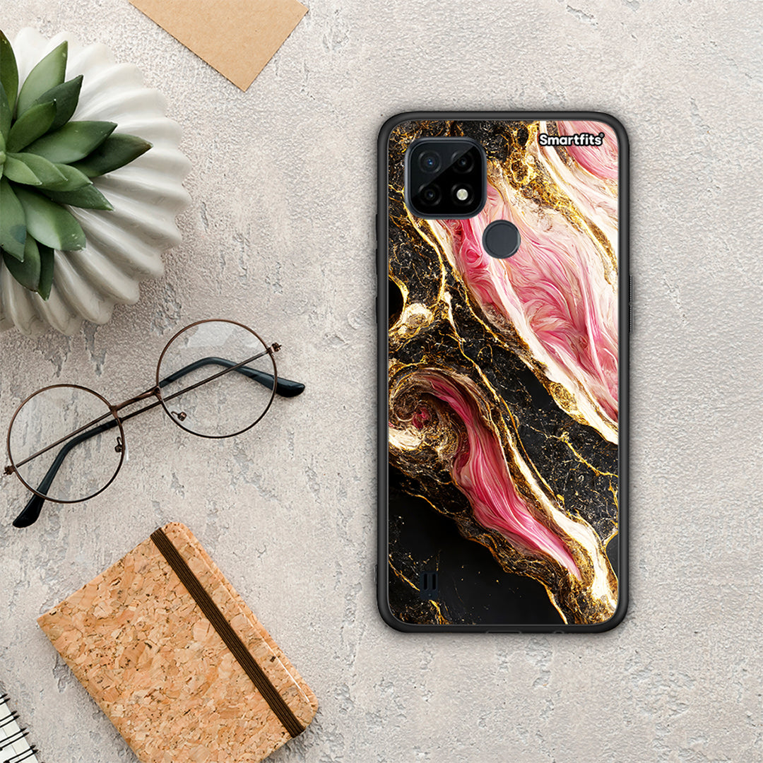 Glamorous Pink Marble - Realme C21 θήκη