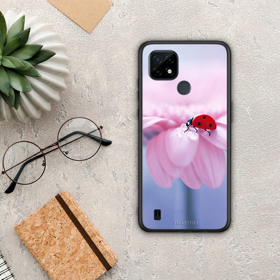 Ladybug Flower - Realme C21 θήκη