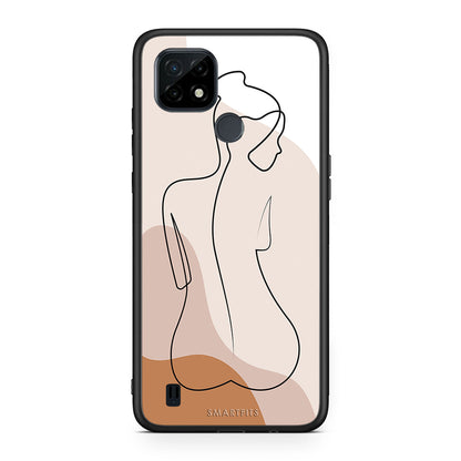 LineArt Woman - Realme C21 θήκη