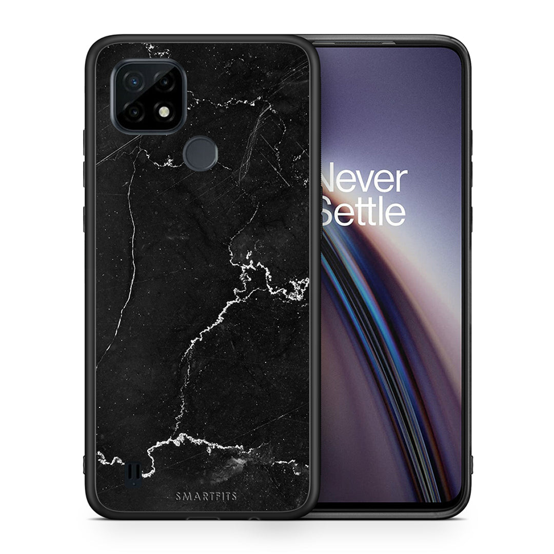 Marble Black - Realme C21 θήκη