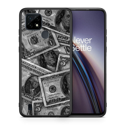 Money Dollars - Realme C21 θήκη