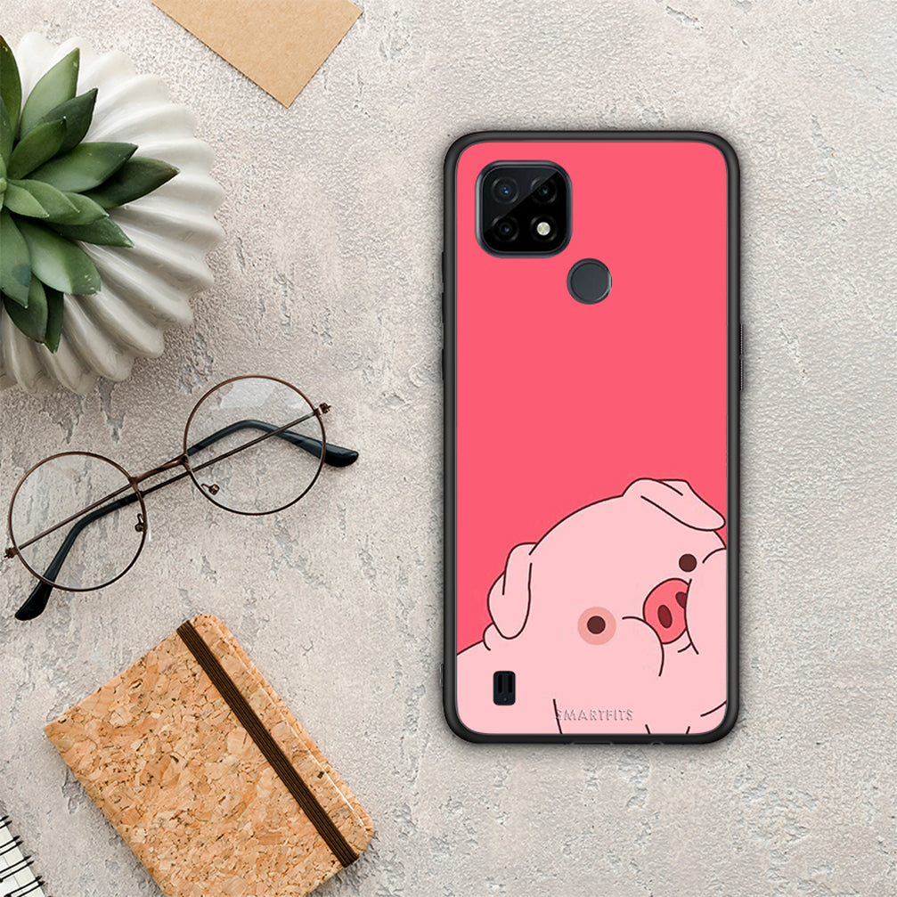 Pig Love 1 - Realme C21 θήκη