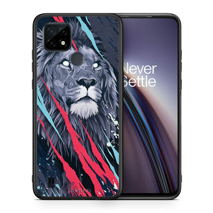 PopArt Lion Designer - Realme C21 θήκη
