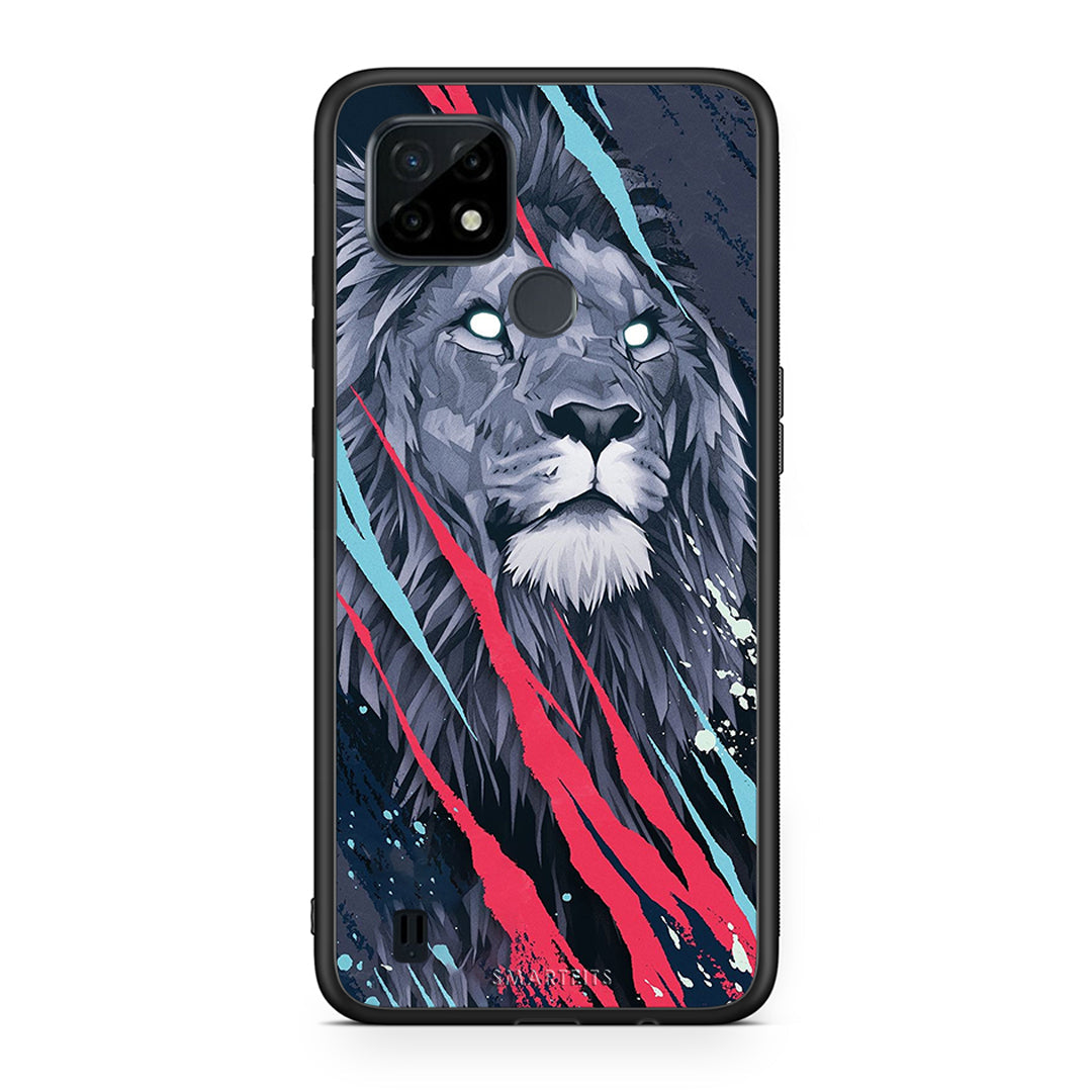 PopArt Lion Designer - Realme C21 θήκη