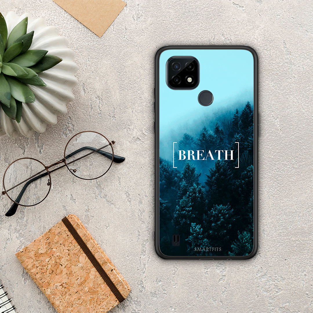 Quote Breath - Realme C21 θήκη