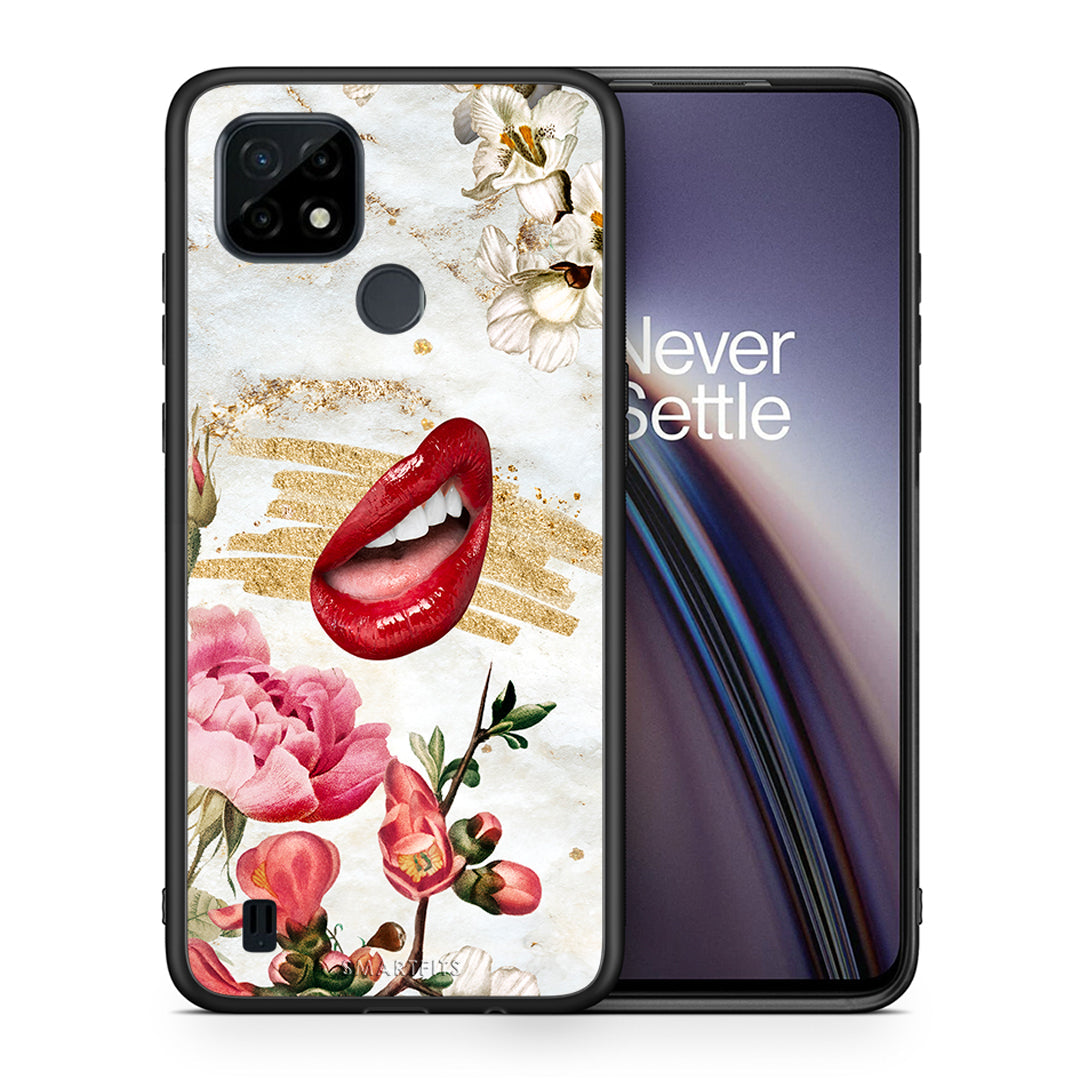 Red Lips - Realme C21 θήκη