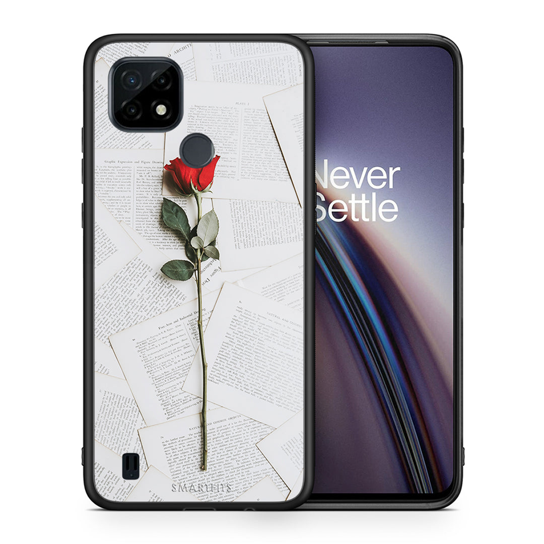 Red Rose - Realme C21 θήκη