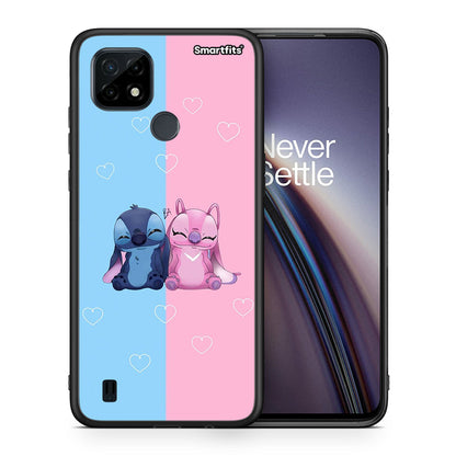 Stitch And Angel - Realme C21 θήκη