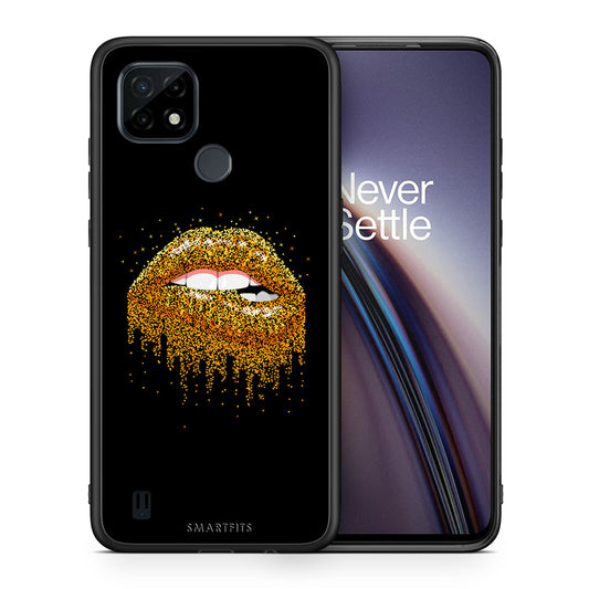 Valentine Golden - Realme C21 θήκη