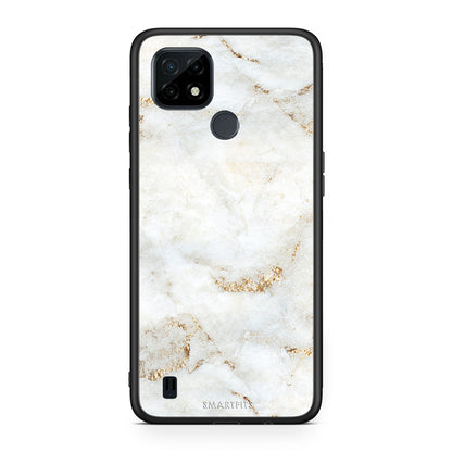 White Gold Marble - Realme C21 θήκη