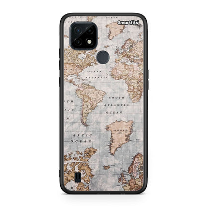 World Map - Realme C21 θήκη