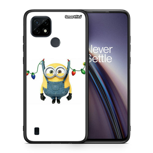 Xmas Minion Lights - Realme C21 θήκη