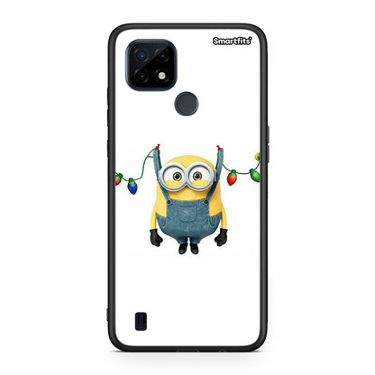 Xmas Minion Lights - Realme C21 θήκη