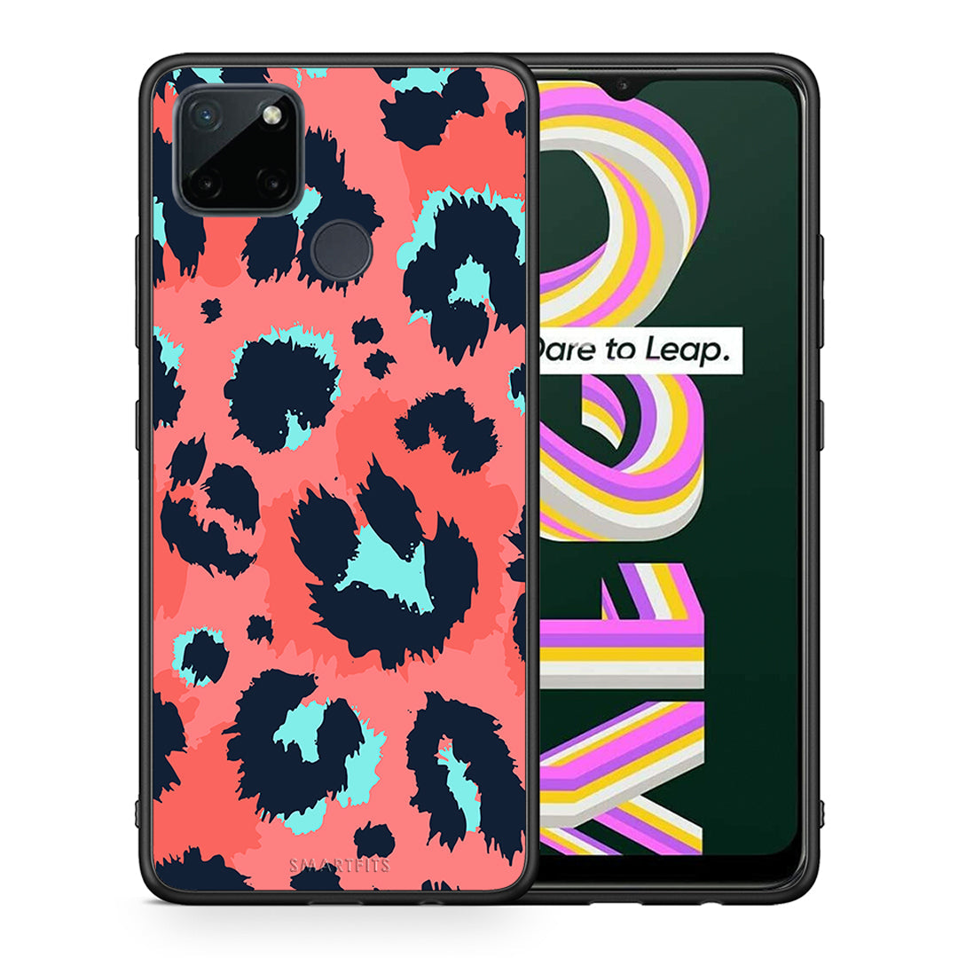 Animal Pink Leopard - Realme C21Y / C25Y / 7i (Global) θήκη
