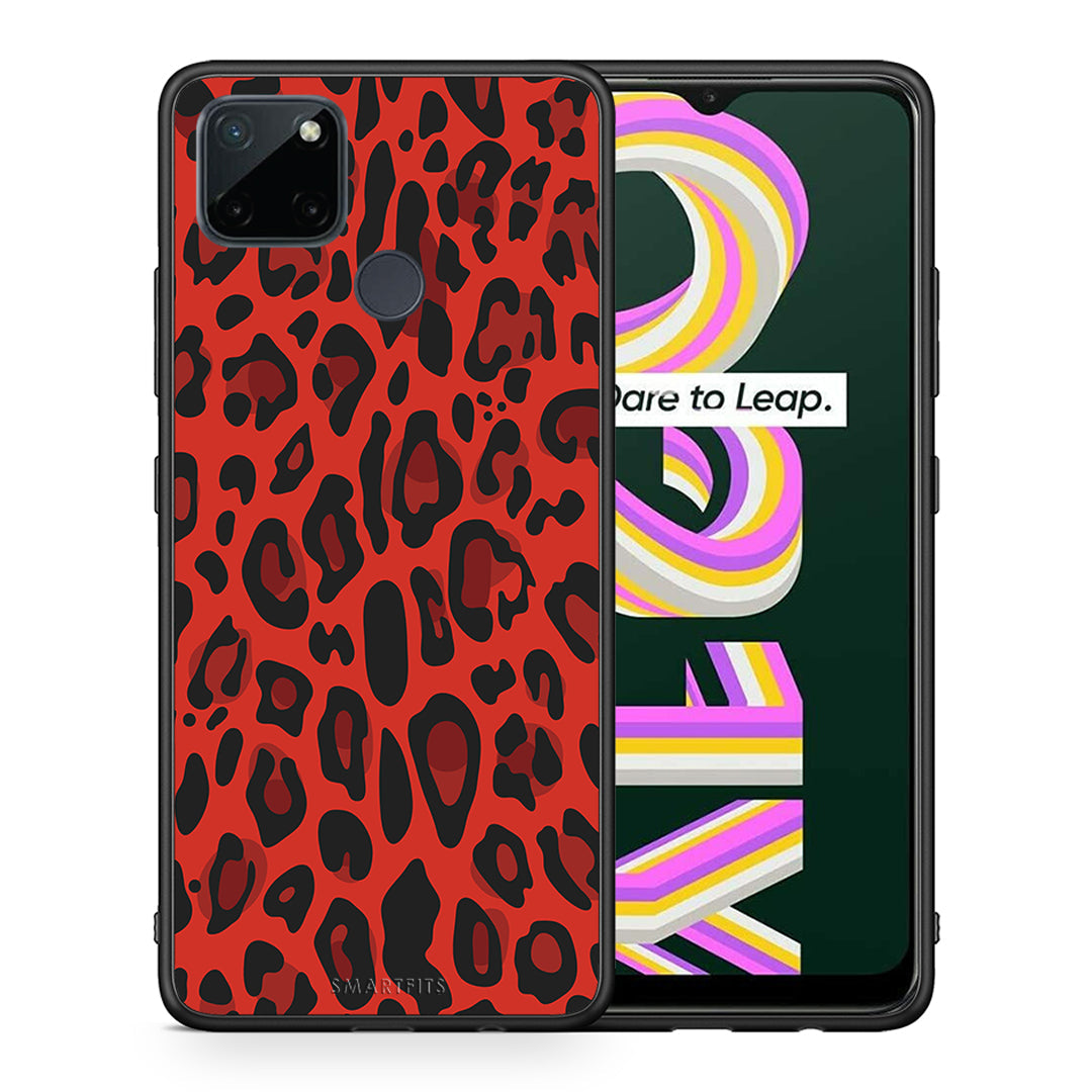 Animal Red Leopard - Realme C21Y / C25Y / 7i (Global) θήκη