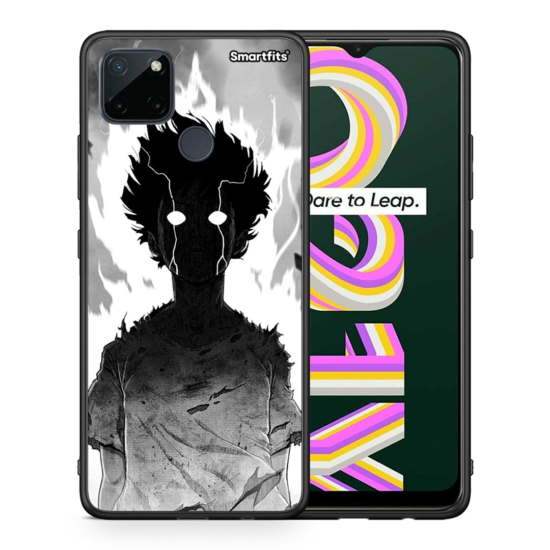 Θήκη Realme C21Y / C25Y / 7i (Global) Anime Boy από τη Smartfits με σχέδιο στο πίσω μέρος και μαύρο περίβλημα | Realme C21Y / C25Y / 7i (Global) Anime Boy case with colorful back and black bezels