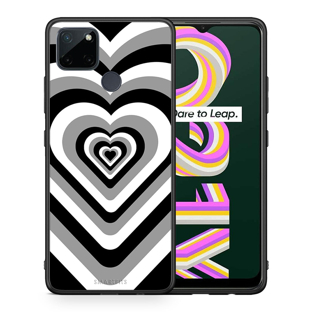 Black Hearts - Realme C21Y / C25Y / 7i (Global) θήκη