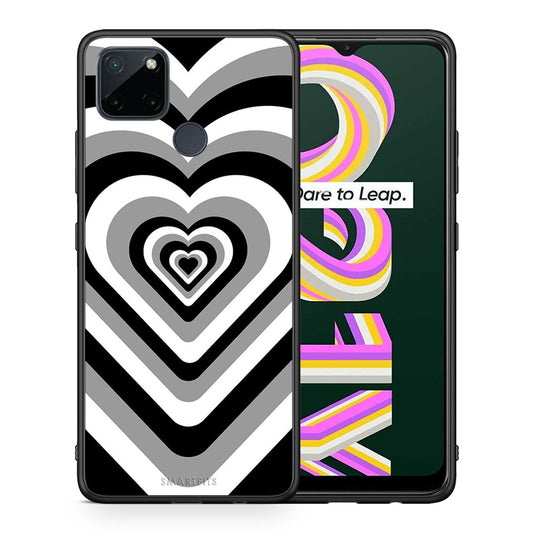 Black Hearts - Realme C21Y / C25Y / 7i (Global) θήκη
