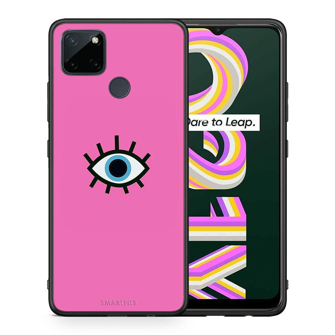 Blue Eye Pink - Realme C21Y / C25Y / 7i (Global) θήκη