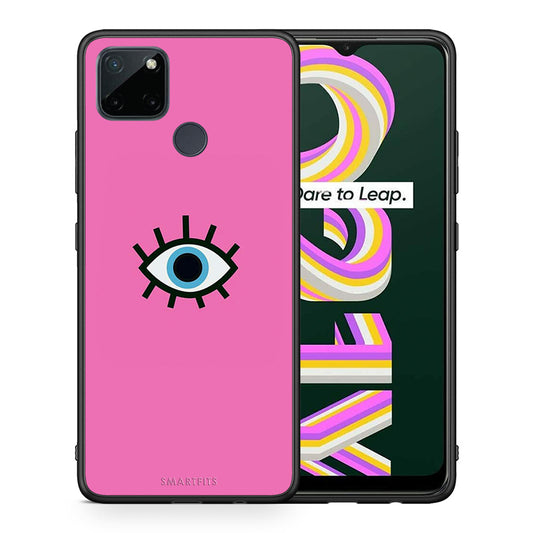 Blue Eye Pink - Realme C21Y / C25Y / 7i (Global) θήκη