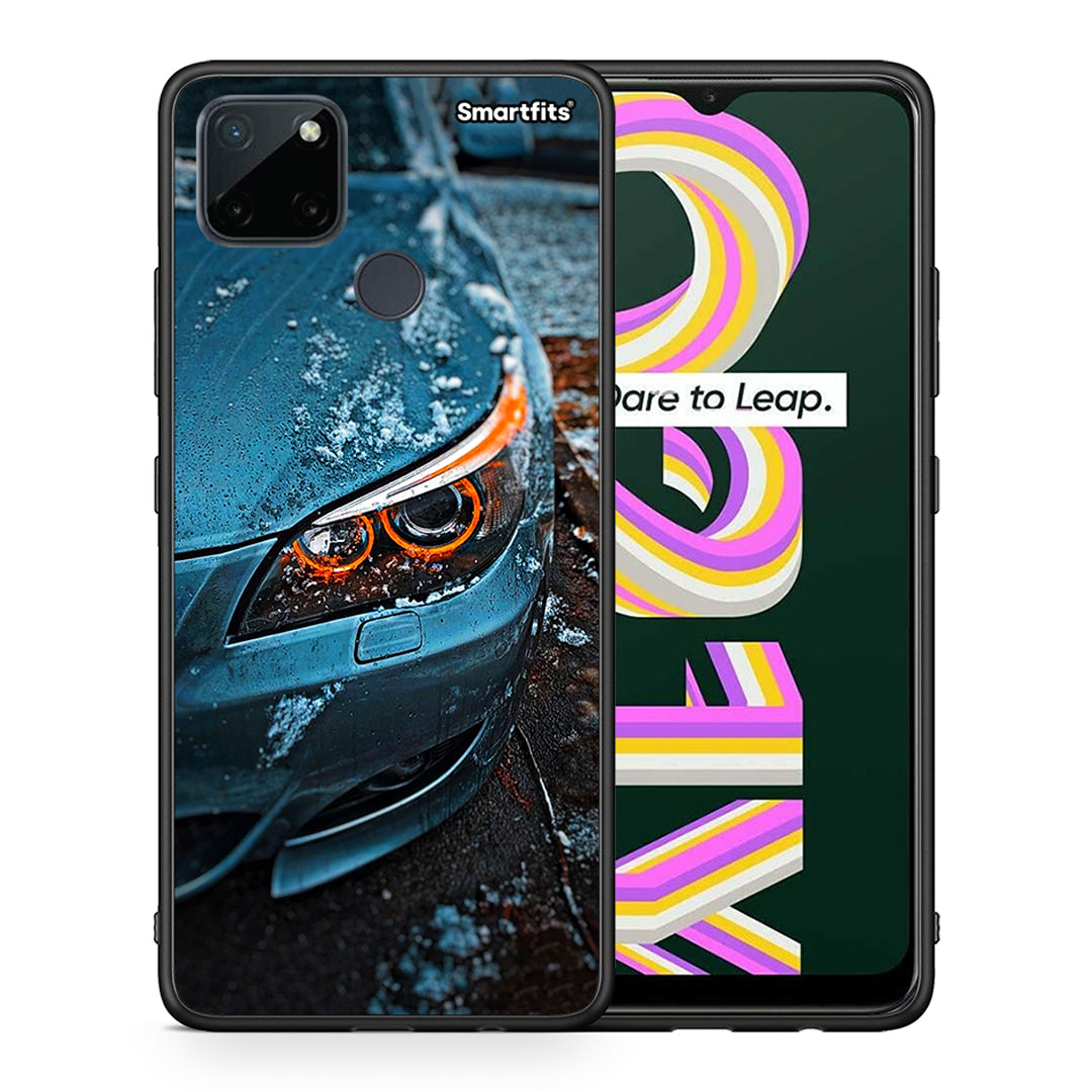 Θήκη Realme C21Y / C25Y / 7i (Global) Bmw E60 από τη Smartfits με σχέδιο στο πίσω μέρος και μαύρο περίβλημα | Realme C21Y / C25Y / 7i (Global) Bmw E60 case with colorful back and black bezels