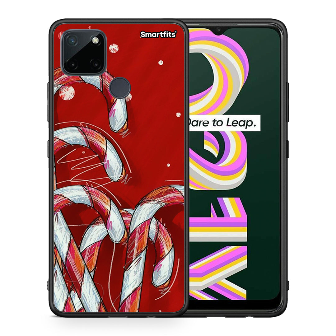 Candy Cane - Realme C21Y / C25Y / 7i (Global) θήκη
