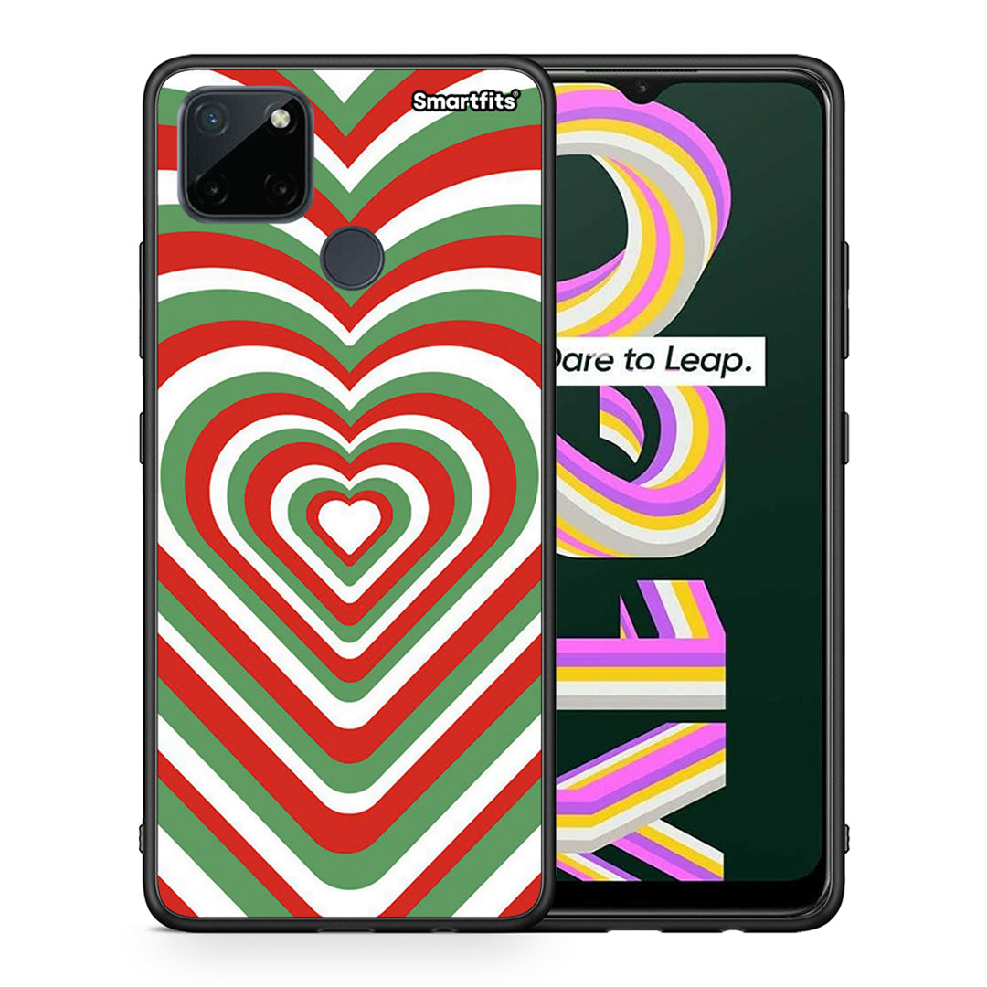 Christmas Hearts - Realme C21Y / C25Y / 7i (Global) θήκη