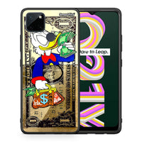 Thumbnail for Θήκη Realme C21Y / C25Y / 7i (Global) Duck Money από τη Smartfits με σχέδιο στο πίσω μέρος και μαύρο περίβλημα | Realme C21Y / C25Y / 7i (Global) Duck Money case with colorful back and black bezels