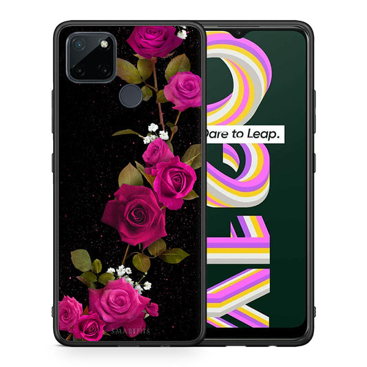 Flower Red Roses - Realme C21Y / C25Y / 7i (Global) θήκη