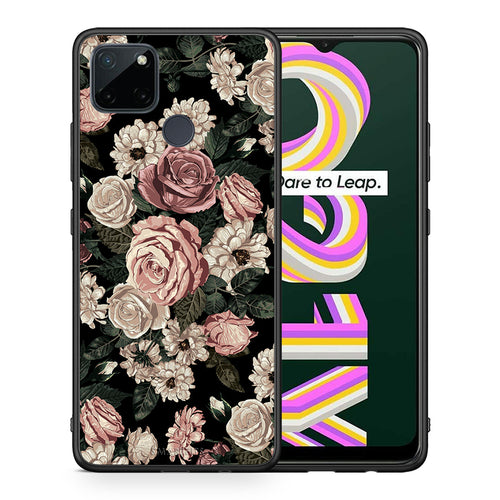 Flower Wild Roses - Realme C21Y / C25Y / 7i (Global) θήκη
