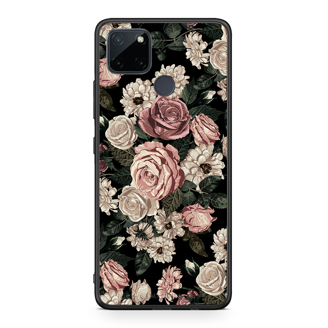 Flower Wild Roses - Realme C21Y / C25Y / 7i (Global) θήκη