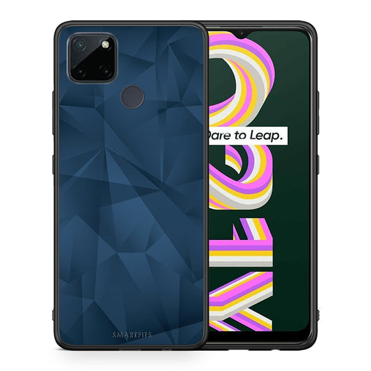 Geometric Blue Abstract - Realme C21Y / C25Y / 7i (Global) θήκη