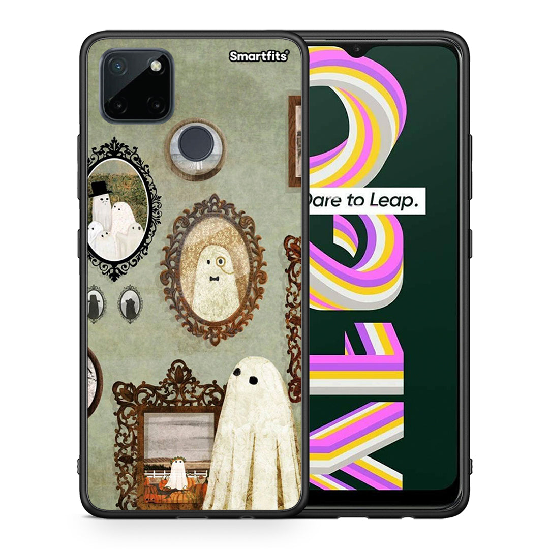Θήκη Realme C21Y / C25Y / 7i (Global) Halloween Ghost Season από τη Smartfits με σχέδιο στο πίσω μέρος και μαύρο περίβλημα | Realme C21Y / C25Y / 7i (Global) Halloween Ghost Season case with colorful back and black bezels