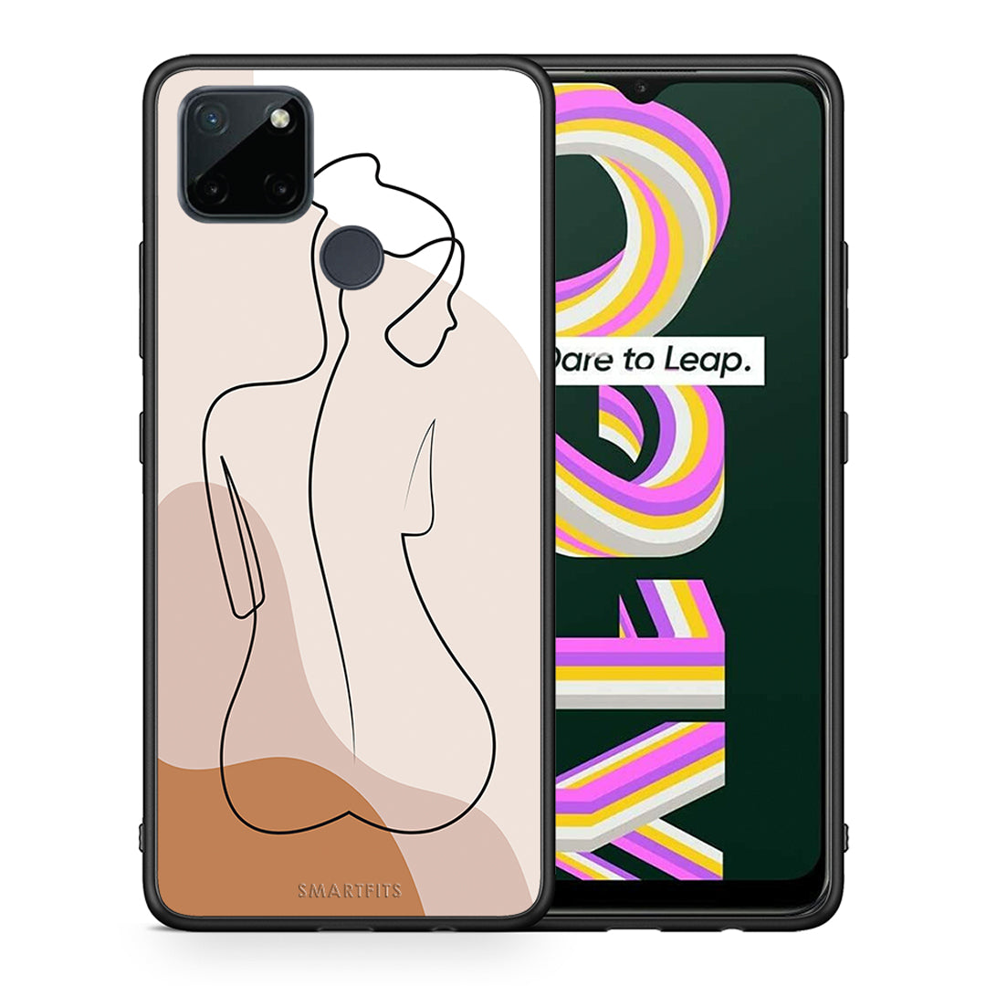 LineArt Woman - Realme C21Y / C25Y / 7i (Global) θήκη