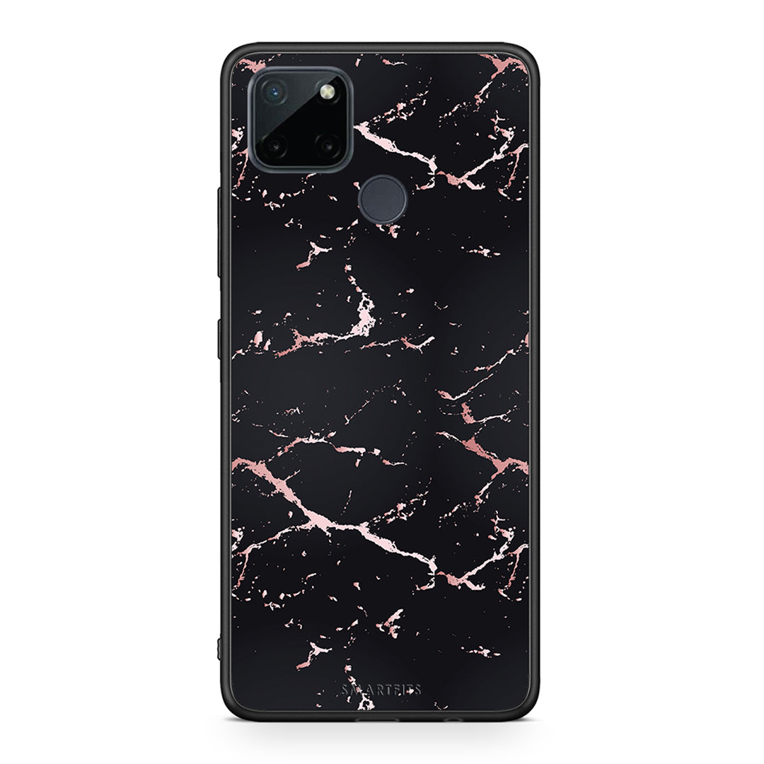 Marble Black Rosegold - Realme C21Y / C25Y / 7i (Global) θήκη