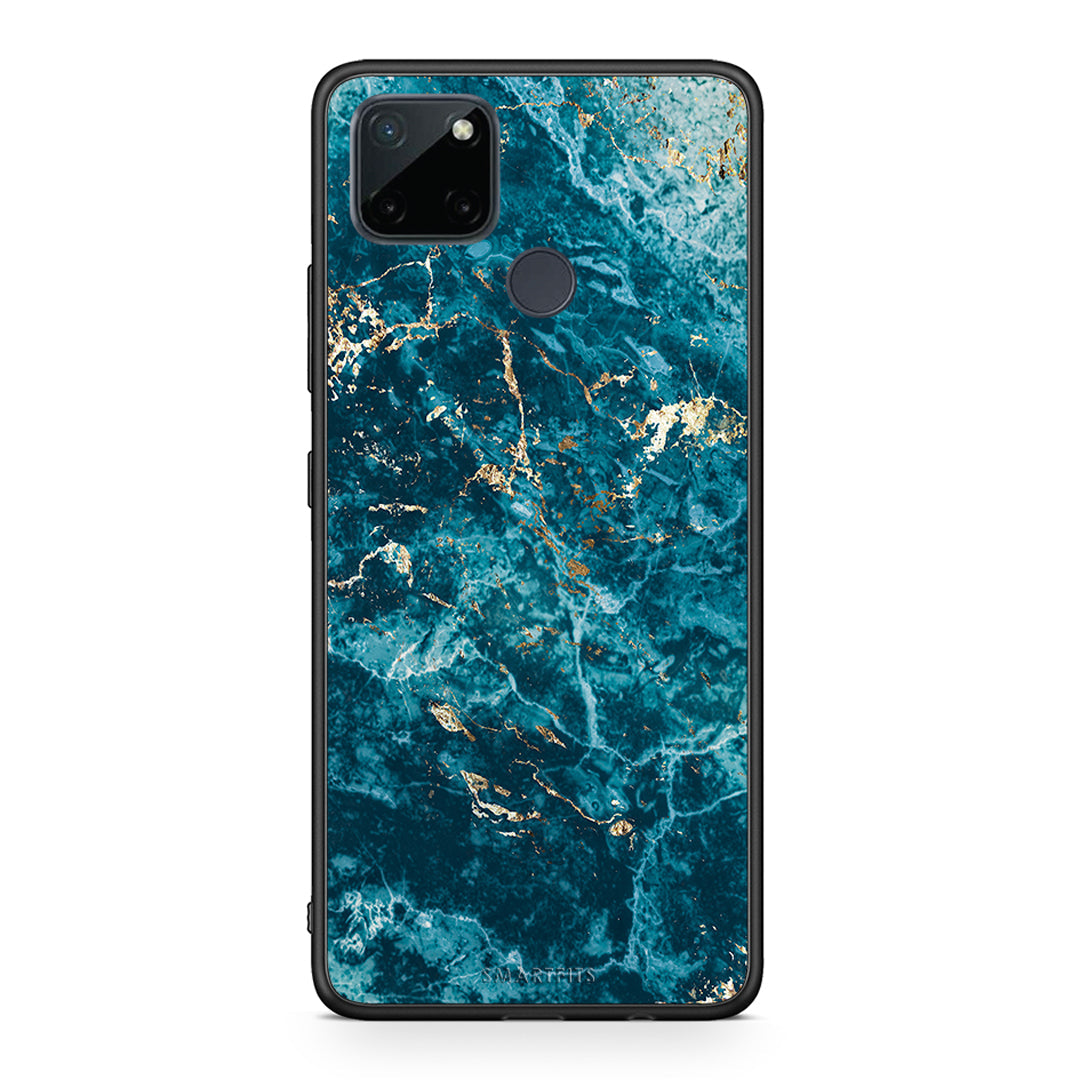 Marble Blue - Realme C21Y / C25Y / 7i (Global) θήκη