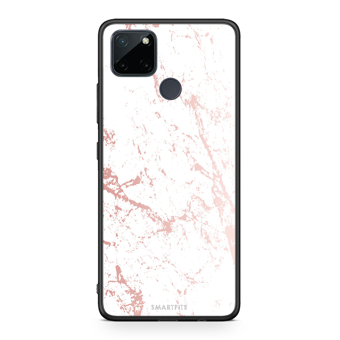Marble Pink Splash - Realme C21Y / C25Y / 7i (Global) θήκη