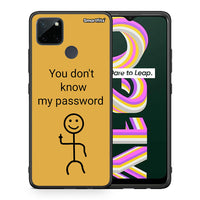 Thumbnail for Θήκη Realme C21Y / C25Y / 7i (Global) My Password από τη Smartfits με σχέδιο στο πίσω μέρος και μαύρο περίβλημα | Realme C21Y / C25Y / 7i (Global) My Password case with colorful back and black bezels