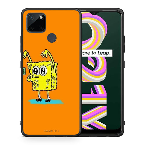 Θήκη Αγίου Βαλεντίνου Realme C21Y / C25Y / 7i (Global) No Money 2 από τη Smartfits με σχέδιο στο πίσω μέρος και μαύρο περίβλημα | Realme C21Y / C25Y / 7i (Global) No Money 2 case with colorful back and black bezels