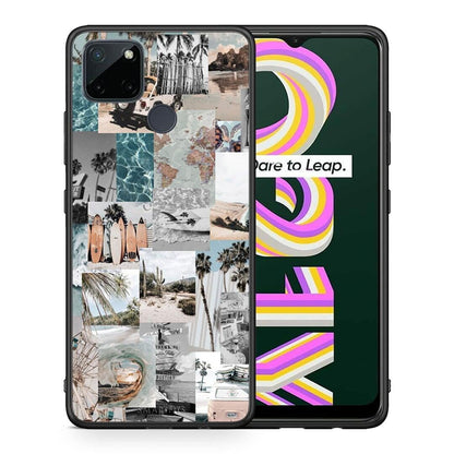 Θήκη Realme C21Y / C25Y / 7i (Global) Retro Beach Life από τη Smartfits με σχέδιο στο πίσω μέρος και μαύρο περίβλημα | Realme C21Y / C25Y / 7i (Global) Retro Beach Life case with colorful back and black bezels