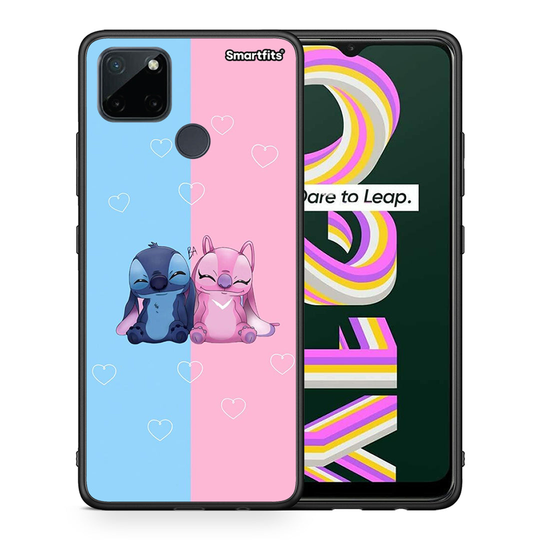 Stitch And Angel - Realme C21Y / C25Y / 7i (Global) θήκη